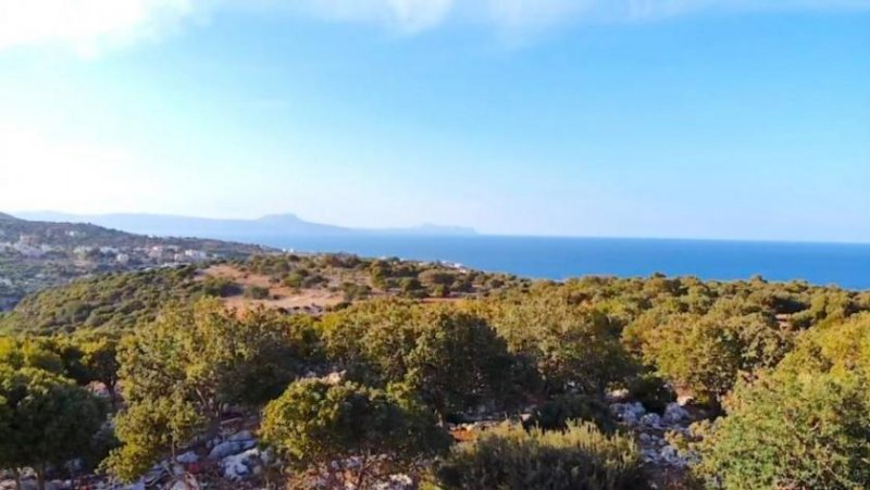 Prines Kreta, Prines: Grundstück mit herrlichem Meerblick in Prines Grundstück kaufen